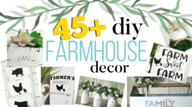 🌟 45+ DIY FARMHOUSE Home Decor | Super cheap and Super easy FARMHOUSE Decor