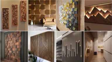 Best wooden wall decorating ideas 2021 Living room wall design trends