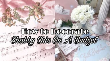 Cheap Shabby Chic Decorating Ideas