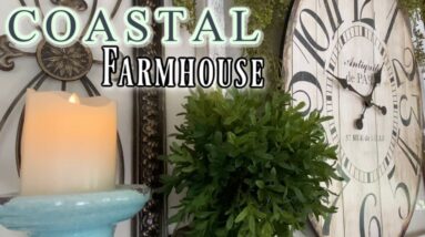 COASTAL FARMHOUSE DECORATING - Morning Room!