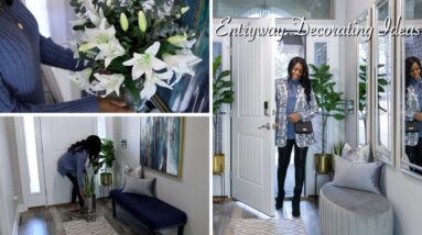 ENTRYWAY DECORATING IDEAS | DECORATE WITH ME | ENTRYWAY DECOR
