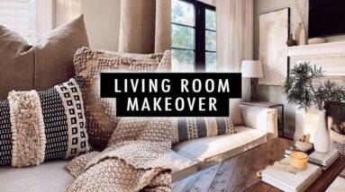 EXTREME LIVING ROOM MAKEOVER + DIY Home Decor | XO, MaCenna
