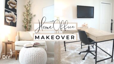 Small Home Office Makeover On a Budget 2021 | Sharing My Work From Home Office Set Up