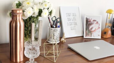 Home OFFICE Decor: Desk Makeover, Home Office Inspiration