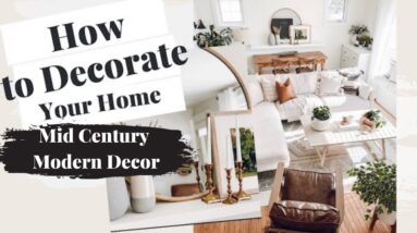 Home Decor Essentials for Creating a Mid Century Modern Home | Home Blogger | My Mid Century Home