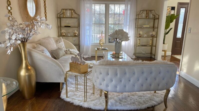 YEAR AROUND LIVING ROOM DECOR IDEAS  // Glam Living Room Tour 2021 // How to Style a Living Room