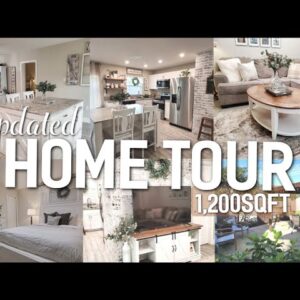Small home tour | Farmhouse decor style | 1200 sqft house tour