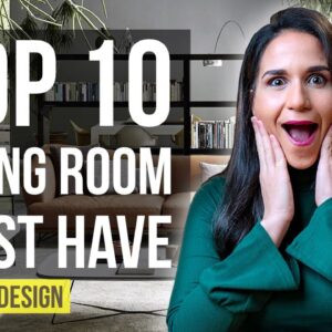Top 10 Interior Design Ideas and Home Decor for Living Room