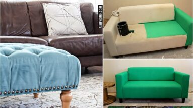 10 Old Couch Makeovers and DIY