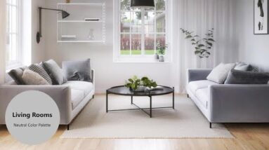 Living Rooms in Neutral Color Palette, Simple | Relaxing, and  Affordable Design