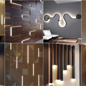 100 Modern LED Lighting Panel Design | Living room Wall Lights ideas | Home interior wall decorating