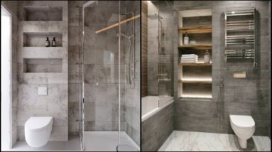 100 Beautiful Bathroom Wall Niche Designs | Recessed Shower Niche Ideas | Prefab Shower Niches