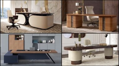 Beautiful Wooden Office Table Design 2021 | Modern Office Table Design Ideas