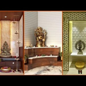 100+ Beautiful Pooja Mandir Designs | Indian Puja Room Temple Design | Pooja Room Organisation