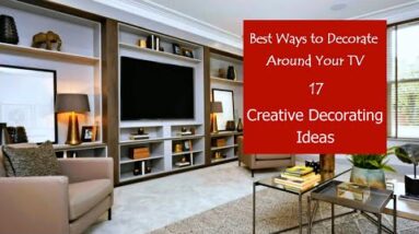 Best Ways to Decorate Around Your TV | Creative Decorating Ideas #17