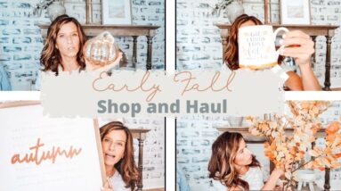 EARLY FALL SHOP WITH ME AND HAUL 2021 | EARLY FALL DECOR HAUL | Decorate With Dana
