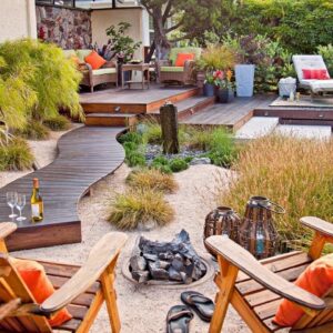 10 Solutions for small garden landscape