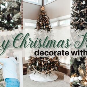 COZY DECORATING THE CHRISTMAS TREE | COZY CHRISTMAS DECORATE WITH ME 2021
