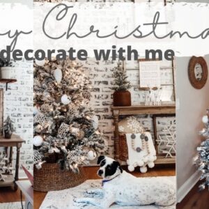 COZY CHRISTMAS DECORATE WITH ME 2021 | SIMPLE AND COZY CHRISTMAS DECORATING IDEAS