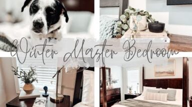 COZY WINTER DECORATING IDEAS 2022 | WINTER MASTER BEDROOM DECOR