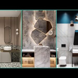 Top 100 Bathroom Mirror With Bathroom Cabinet Design Ideas || Best Bathroom Interior Decoration