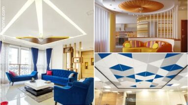 10 Creative False Ceilings for Living Room Ideas