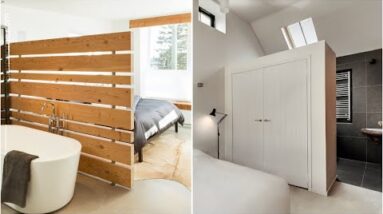 10 Half Partition or Divider Wall Bedroom ideas