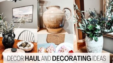 HOME DECOR SHOP, HAUL AND DECORATING IDEAS | EASY DECORATING IDEAS