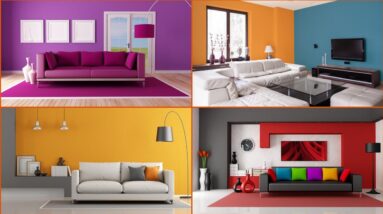 100+ Living Room Colour Combination And Wall Painting Design Ideas | Home Painting Color Combination