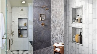 100+ Modern Bathroom Shower Niche Ideas 2022 | Recessed Wall Shelf Designs For Perfect Bathroom