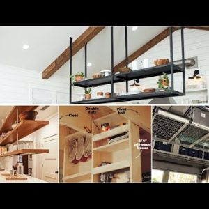 10 Hanging Shelves from Ceiling ideas