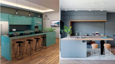 Modern Island Kitchen Designs 2023 | Modular Kitchen Island Design Ideas | Modular Island Kitchen