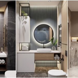 Modern Minimalist Bathroom Design Ideas With Bathroom Tiles And Flooring - Interior Decor Designs