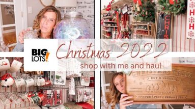 BIG LOTS CHRISTMAS 2022 | SHOP WITH ME AND HAUL