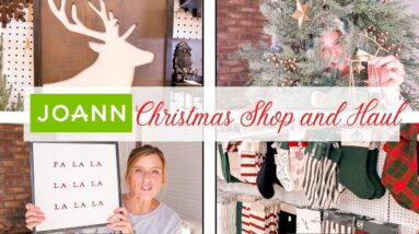 JOANN'S CHRISTMAS 2022 SHOP WITH ME AND HAUL 🎄 | CHRISTMAS DECOR HAUL