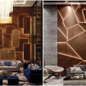 Top 100 Modern Living Room Wooden Wall Panel Design Ideas | Living Room Wall Decorating Panel Design