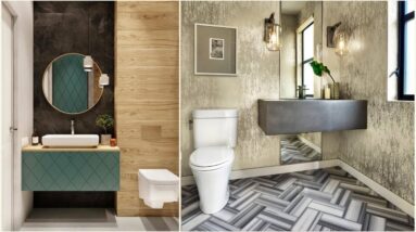 Perfect Powder Bathroom Inspirational Design Images | Modern Powder Room Design Ideas 2023