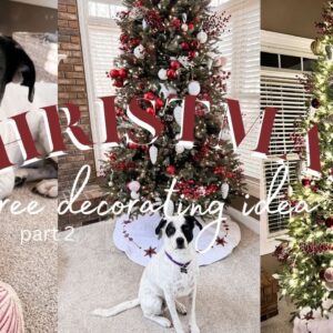 CHRISTMAS TREE DECORATING IDEAS PART 2 | TRADITIONAL RUSTIC CHRISTMAS TREE IDEAS