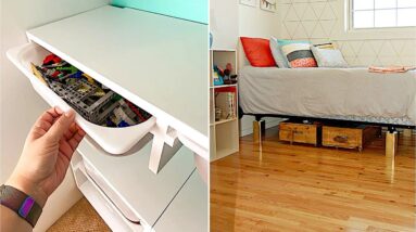 10 DIY Closet Organizations with Bins