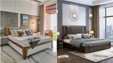 Modern Home Bed Design For Bedroom Interior Decoration Designs | Latest Bed Designs For Home Bedroom