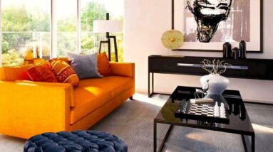 A beautiful furniture color changes the living room look | Simple Ways to Create a New Home Interior