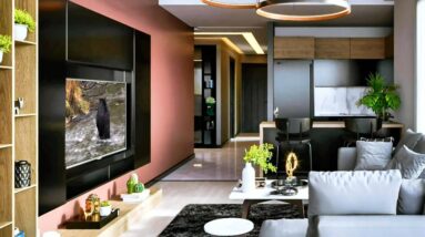 Create an accent wall in a beautiful color | Simple Ways to Create a New Home Interior #14