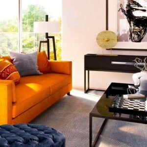 Beautiful Living Rooms, #7: Colorful Sofas for Bold Design
