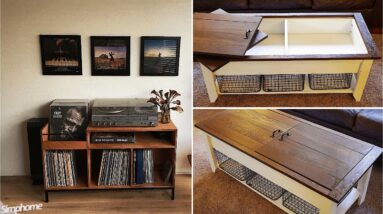 The Rustic, Retro, Resin and The Coffee table with Storage