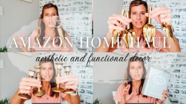 AMAZON HOME DECOR HAUL | AESTHETIC AND FUNCTIONAL HOME DECOR