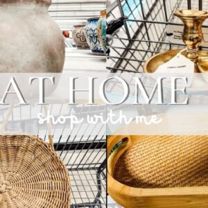 AT HOME SHOP WITH ME || MY FAVORITE AT HOME ITEMS || DESIGNER DUPES