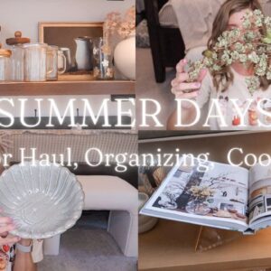 HOME DECOR HAUL, LAUNDRY ROOM RESTOCK, DECORATING IDEAS | SUMMER DAYS 2023