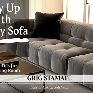 Styling Tips for Your Living Room | Cozy up with a Grey Sofa