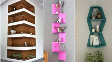 Creative Corner Wall Rack Design Ideas | Optimize Your Vertical Space With Corner Wall Shelf