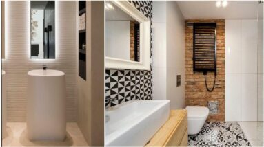 Designing Dream Bathroom Interior With Inspiring Wall Tile And Floor Tiles Design Ideas
